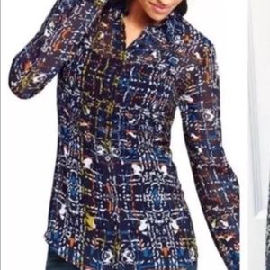 CAbi #129 Festival Blouse XS